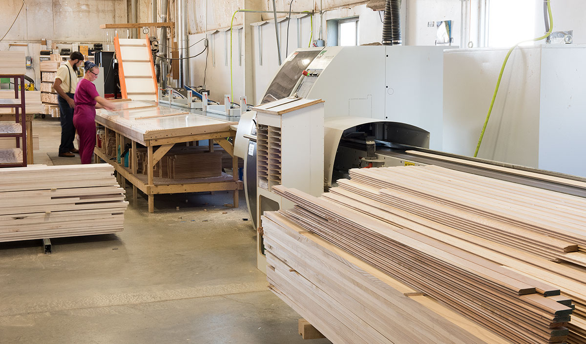 Four Woods Laminating Quality Control Area
